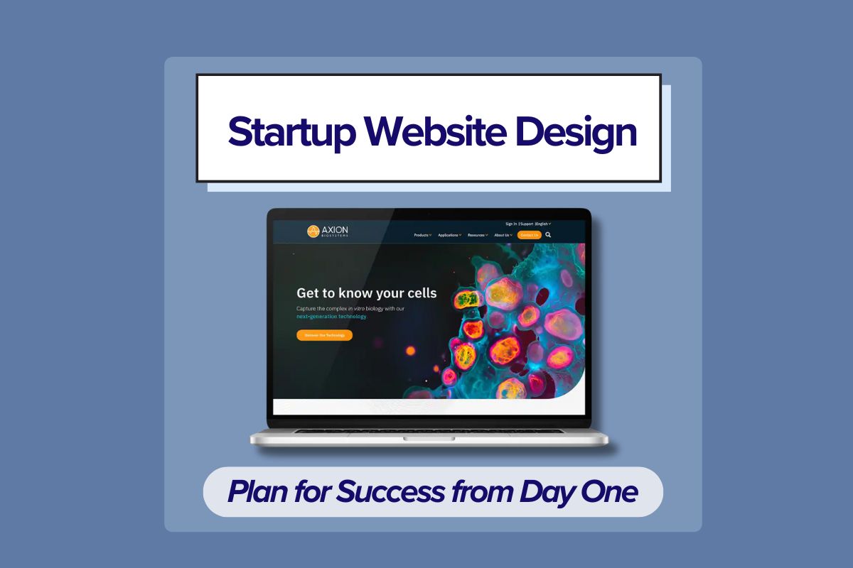Featutre Image for Web Design for Startups
