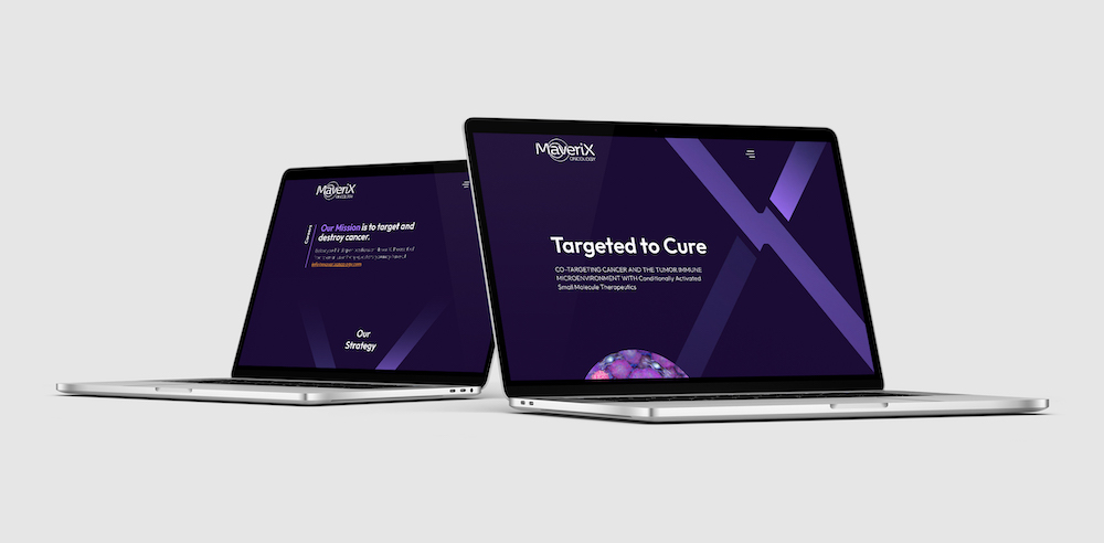 MaveriX Oncology in Palo Alto Website Example.