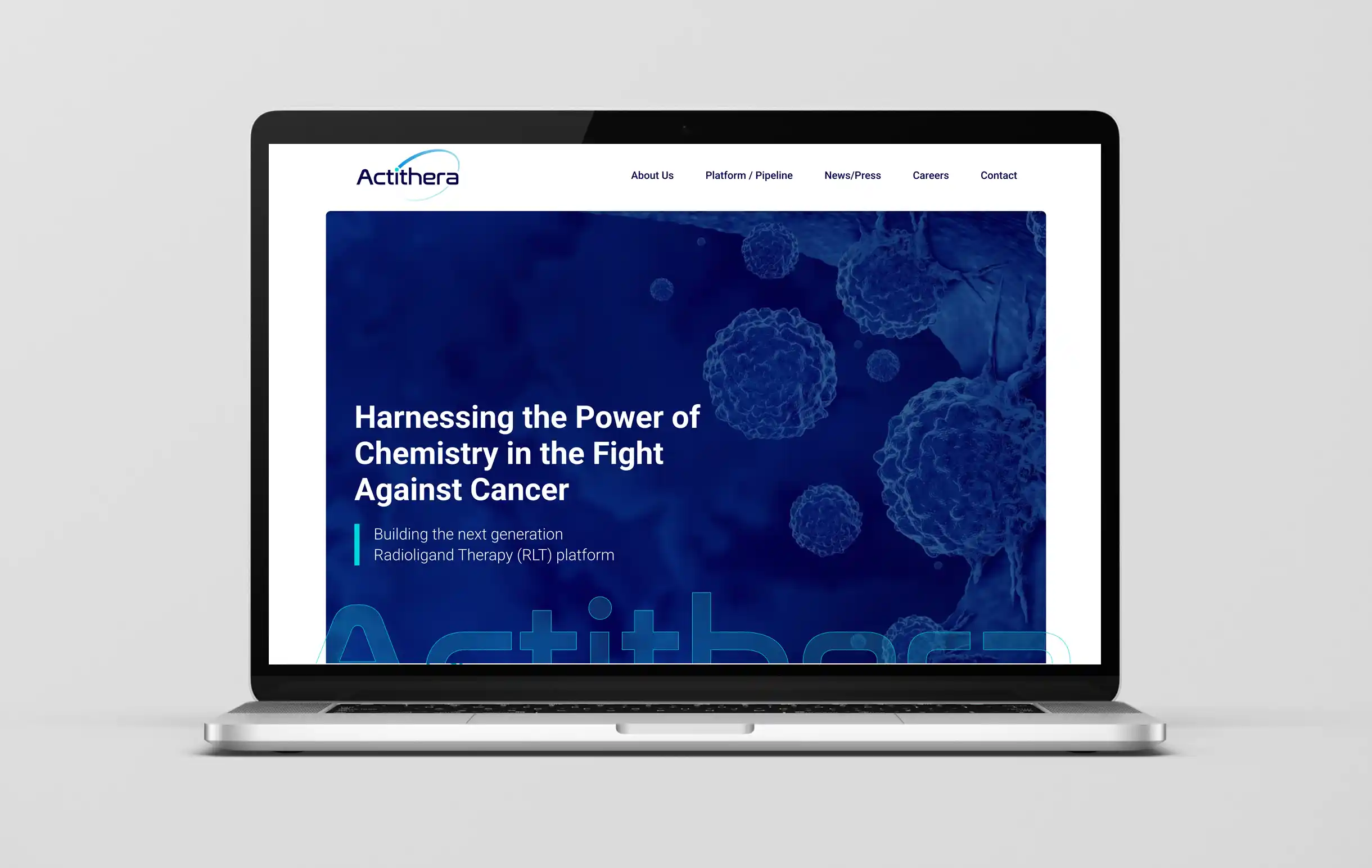 Cambridge Biotech Website Design Example