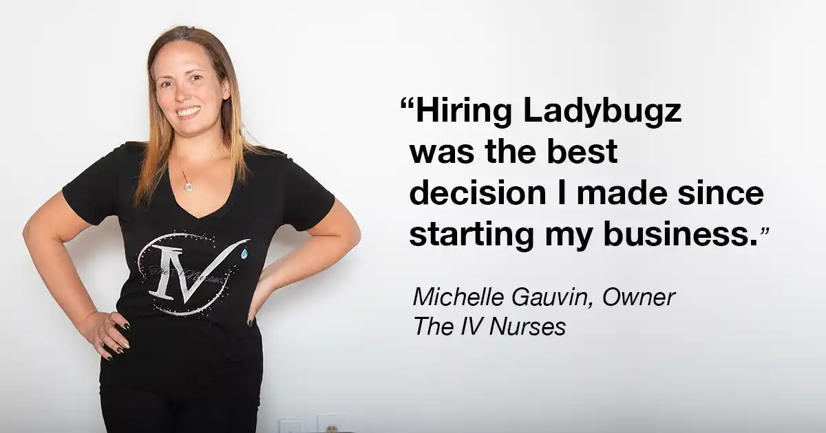 Ladybugz Review and Testimonial from client Michelle Gauvin, in Worcester MA.